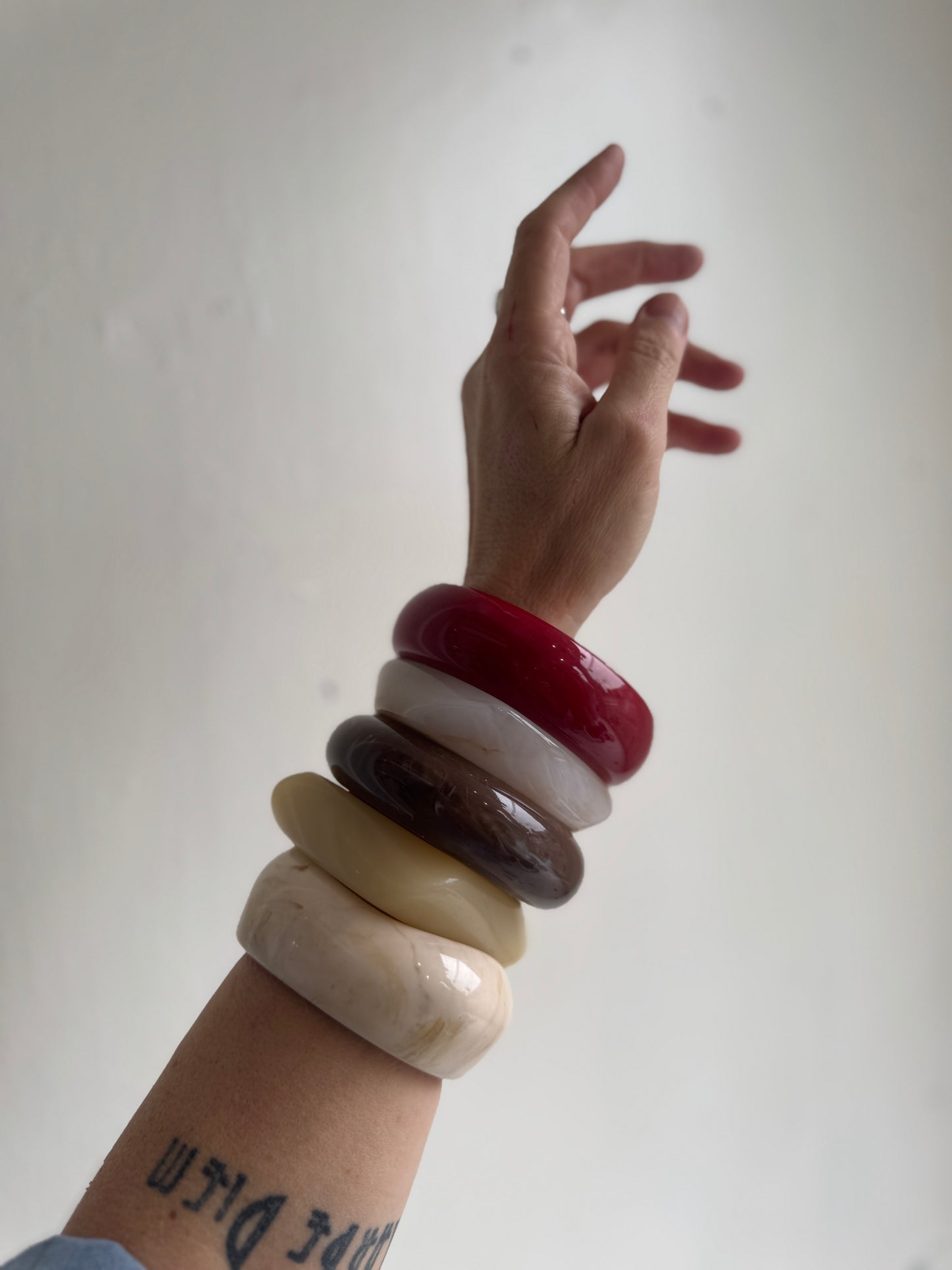 Deadstock Plastic / Resin Bangle