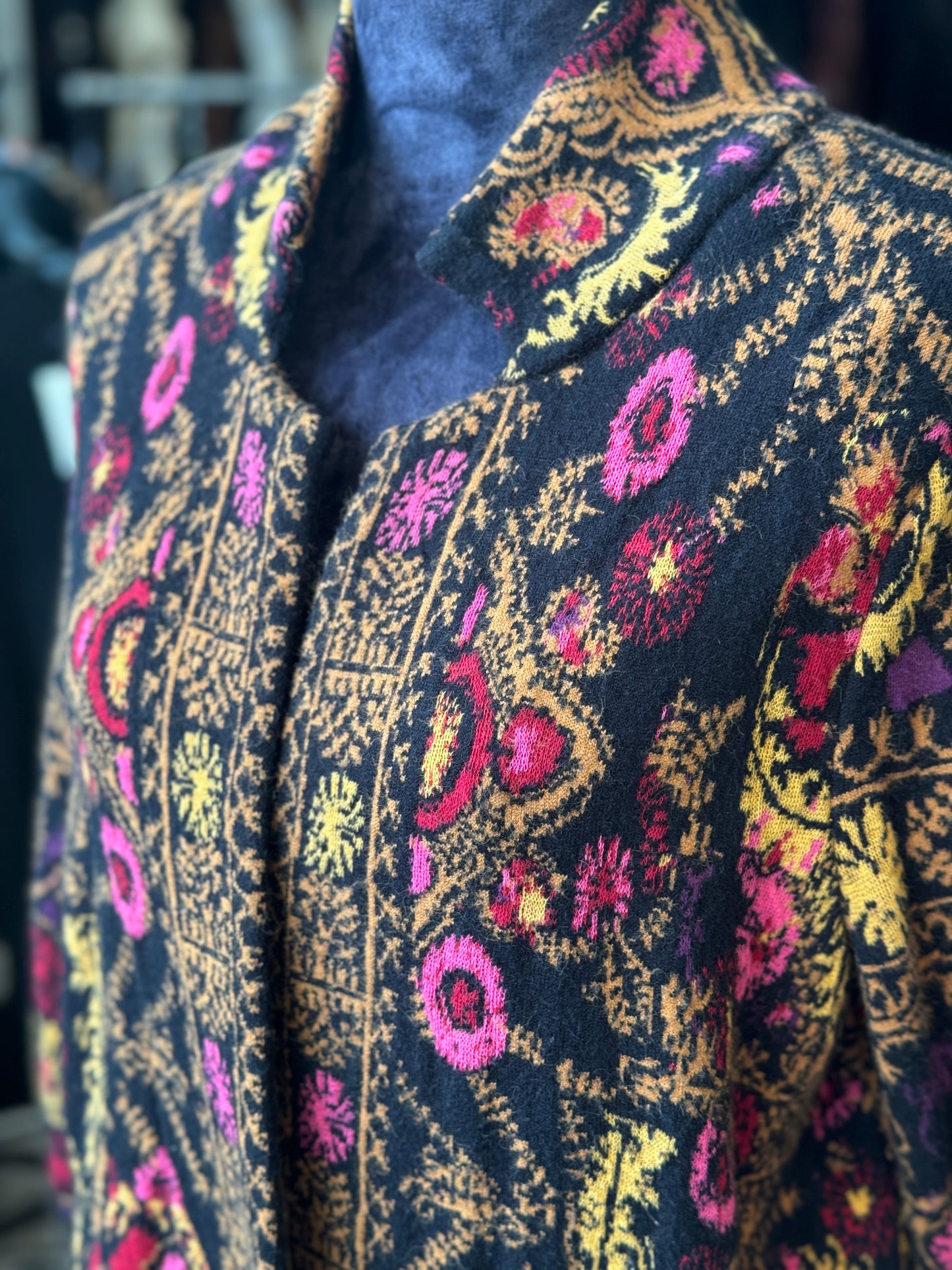 Vintage Floral Sweater / Cardigan